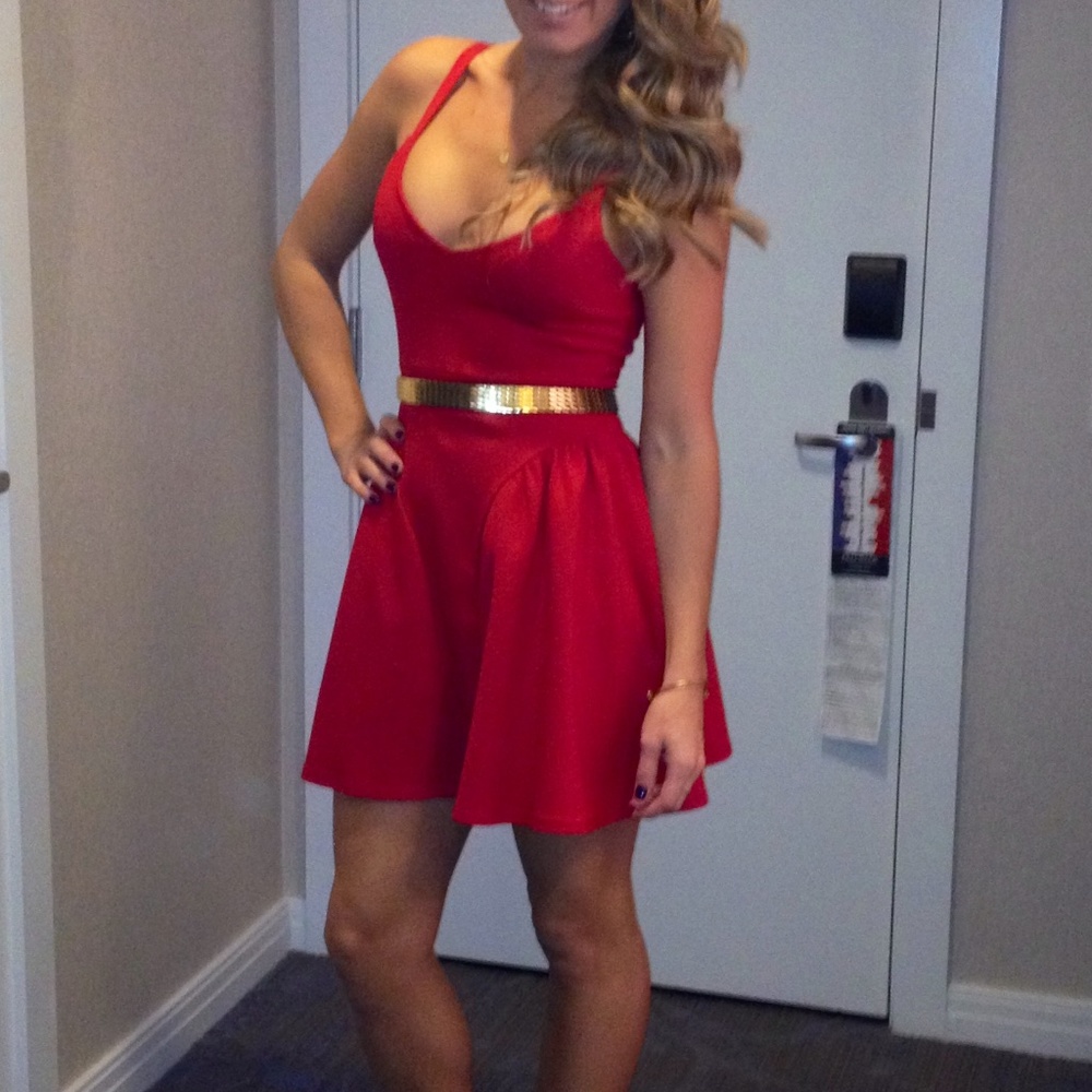 Red Cocktail Dress S